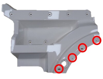 ENTRY FENDER LEFT EXTENSION PRIMER